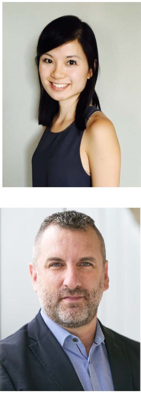 Photo of Dr Melissa Li and Jeff Myers