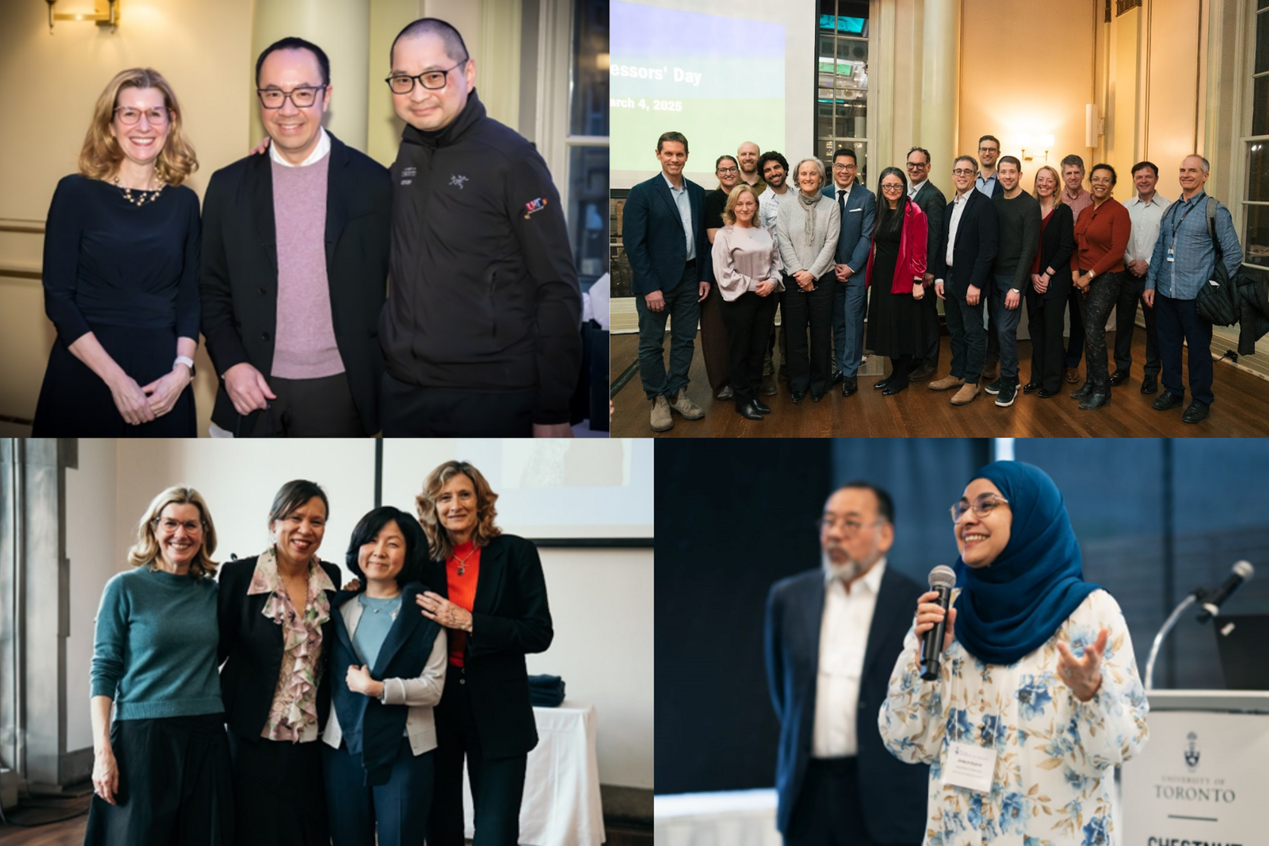 Collage of group photos from the 2024-25 academic year
