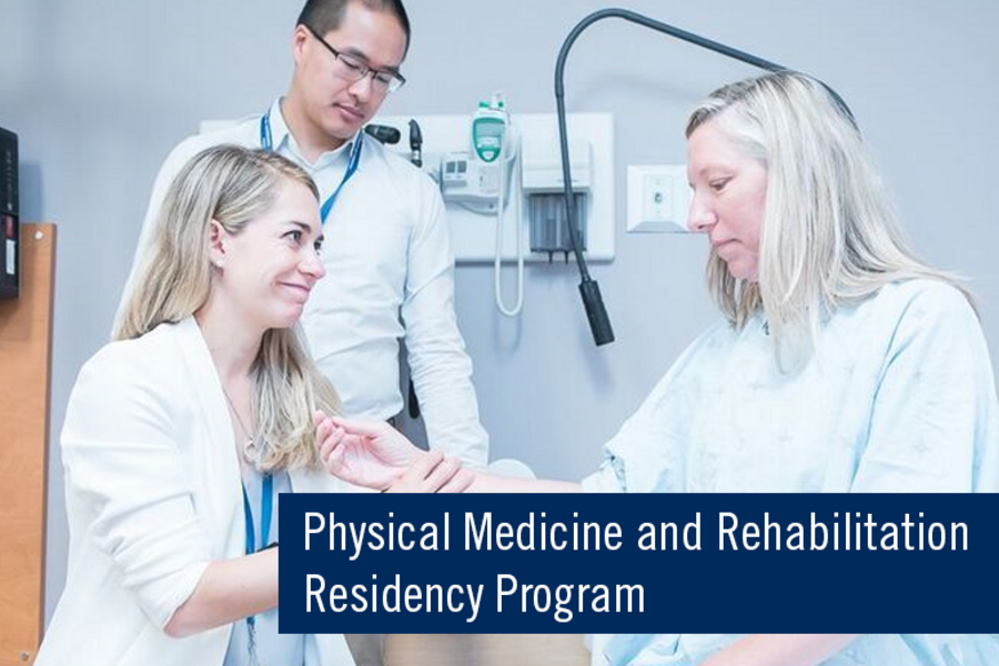 Physical Medicine & Rehabilitation Residents working