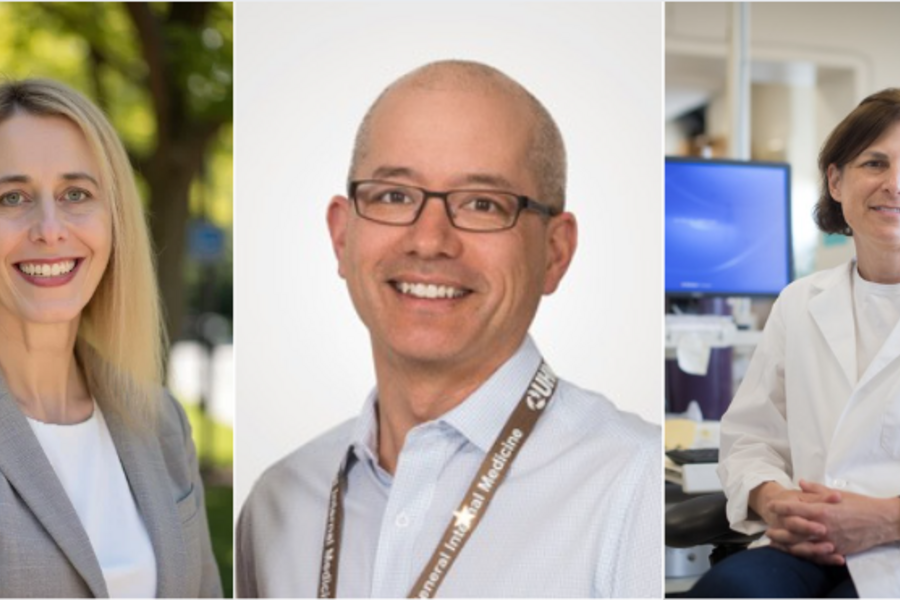 Dr. Laura Targownik, Dr. Robert Wu and Dr. Andrea Gershon