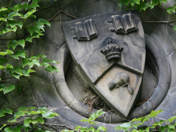 Faculty stone crest