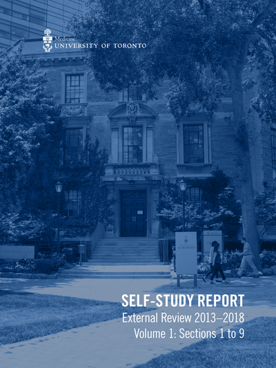 Department of Medicine Self-Study Report 1