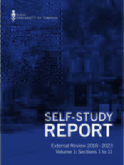 Self-Study Report External Review 2018 - 2023 Volume 1: Sections 1 to 11