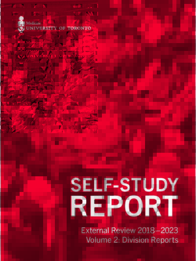Self-Study Report External Review: 2018 - 2023 Volume 2: Division Reports
