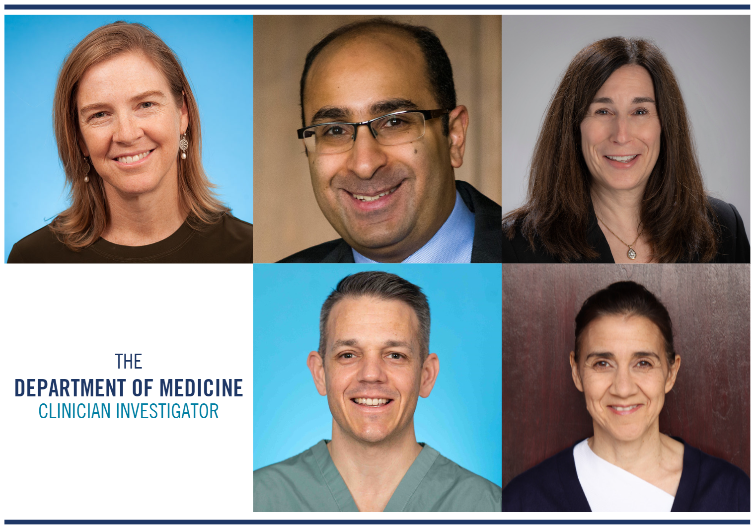 Headshots of Drs. Singer, Boulos, Faughnan, Ackery and Shehata